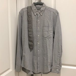 Light gray american apparel oxford shirt size s